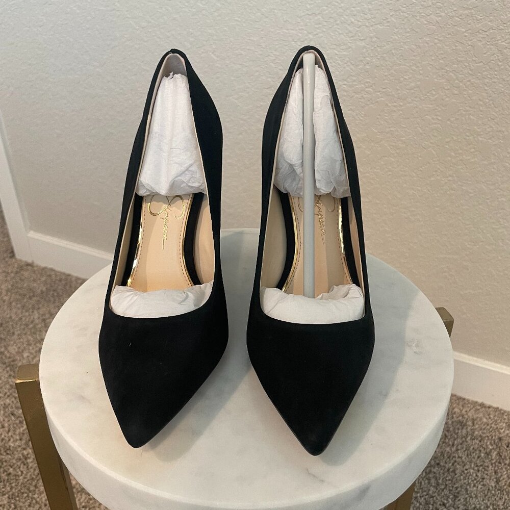 Jessica Simpson Black Suede Heels